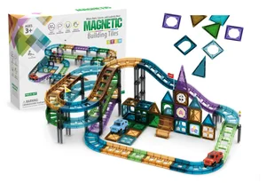 Kolejka Elektryczna Klocki Magnetyczne Zestaw 96El - Klocki - miniaturka - grafika 1