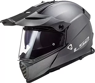 LS2, Kask motocyklowy typu cross Pioneer Evo mat titanium, XS - Kaski motocyklowe - miniaturka - grafika 1