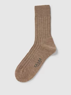 Skarpety długie z mieszanki żywej wełny model ‘Teppich im Schuh’ - Skarpetki męskie - miniaturka - grafika 1