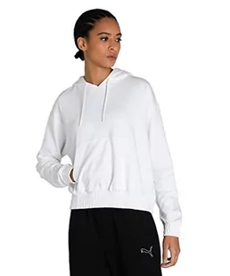 PUMA Damska bluza z kapturem Her Tr bluza, biała, XL, biały, XL - Bluzy damskie - miniaturka - grafika 1