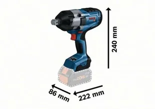 BOSCH KLUCZ UDAROWY 3/4'' GDS 18V-1050H 0*AH - Klucze udarowe - miniaturka - grafika 1