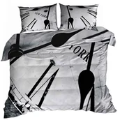 Pościel - Pościel 3D bawełna satyna 160x200cm TARCZA ZEGARA - miniaturka - grafika 1