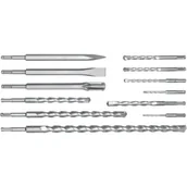 Wiertła - Vorel zestaw i przecinaków SDS plus 12cz do do betonu 23585 - miniaturka - grafika 1