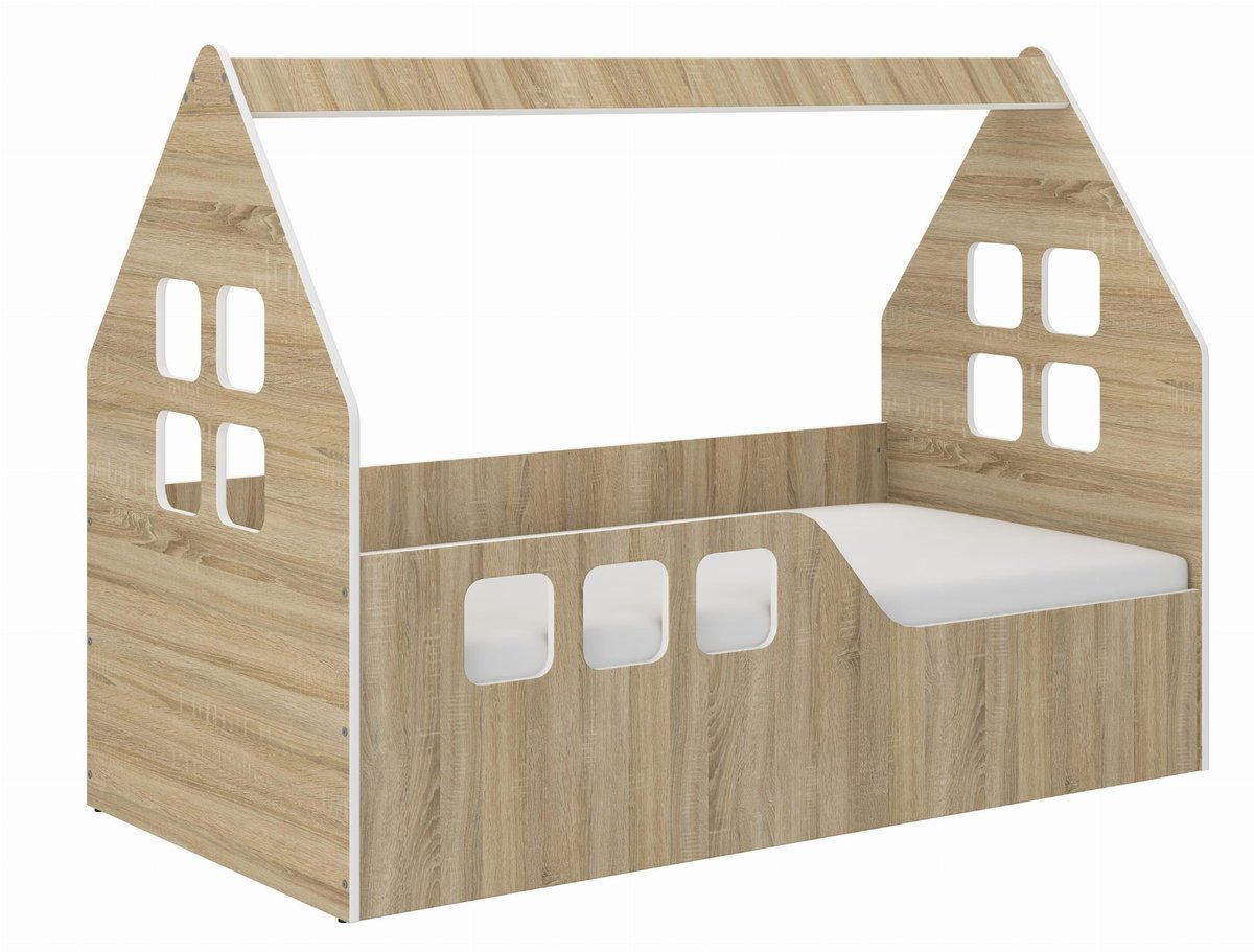 Łóżko dziecięce DOMEK SONOMA 160x80 LEWY