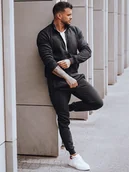 Dresy męskie - Dres męski czarny Dstreet AX0733-M - miniaturka - grafika 1