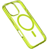 Etui i futerały do telefonów - Etui CELLULARLINE Iconic Magsafe do Apple iPhone 16 Pro Przezroczysto-zielony - miniaturka - grafika 1