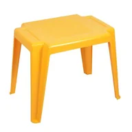 Stoły ogrodowe - Stolik Lolek dla dzieci żółty prostokąt - miniaturka - grafika 1