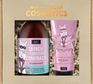 Zestawy kosmetyków damskich - Laq Zestaw Piwonia: Żel 500 ml + Balsam w tubie 200 ml - miniaturka - grafika 1