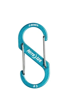 Karabinek sprzętowy Nite Ize S-Biner Aluminum 3 - blue - Sprzęt wspinaczkowy - miniaturka - grafika 1