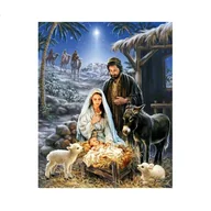 Zabawki kreatywne - Diamond painting haft diamentowy  -  Betlejem - miniaturka - grafika 1