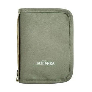 Tatonka Travel Zip M RFID B – portfel podróżniczy/etui na paszport z atestem TÜV blokerem RFID – zapewnia miejsce na paszport, karty kredytowe, dokumenty podróży itp. – 17 x 12 x 3 cm, oliwkowy, 17 - Portfele - miniaturka - grafika 1