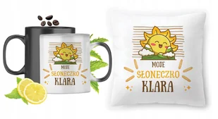 Dla Klary Zestaw Kubek Magiczny + Poduszka z Nadrukiem ze Zdjęciem - Gadżety dla niej i dla niego - miniaturka - grafika 1