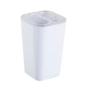 Kubek na szczoteczki SIMPLE biały - Kubki na szczoteczki do zębów - miniaturka - grafika 1