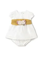 Sukienki i spódniczki dla dziewczynek - Mayoral Sukienka elegancka 1860 Biały Regular Fit - miniaturka - grafika 1