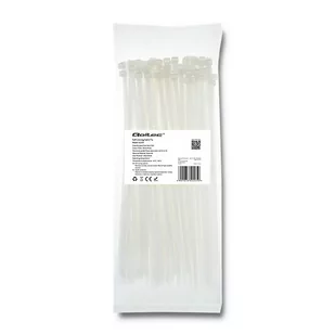 QOLTEC Opaski zaciskowe 4.8x250mm nylon UV 100szt. białe (52205) - Pozostałe akcesoria sieciowe - miniaturka - grafika 3