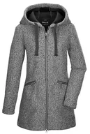 Płaszcze damskie - G.I.G.A. DX Kobiety Parka polarowa/płaszcz polarowy z kapturem GW 87 WMN PRK_Roshana, grau, 44, 43687-000 - miniaturka - grafika 1