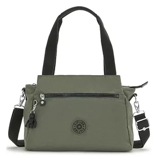 Kipling Elysia Średnia Torba na Ramię, z Odpinanym Paskiem na Ramię, 29.5 x 23 x 12.5, Green Moss, Zielony - Torebki damskie - miniaturka - grafika 1