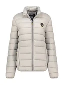 Kurtki damskie - Geographical Norway Kurtka pikowana "Atikamap" w kolorze jasnoszarym - miniaturka - grafika 1