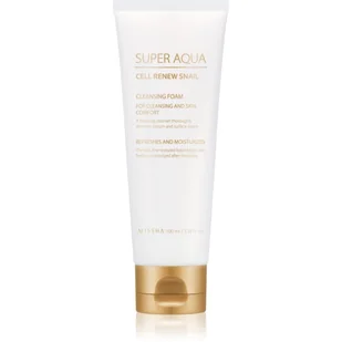 Missha Super Aqua, pianka myjąca z ekstraktem ze śluzu ślimaka, 100 ml - Pianki do mycia twarzy - miniaturka - grafika 1