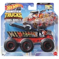 Samochody i pojazdy dla dzieci - Hot Wheels Monster Trucks 6-kołowe ciężarówki mix - model lub pojazd - miniaturka - grafika 1