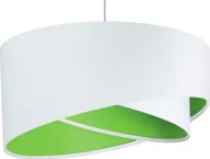 Lampy sufitowe - Lampa wisząca Lumes Biało-zielona elegancka lampa wisząca - EX990-Rezi - miniaturka - grafika 1