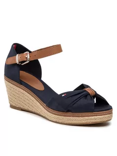 Espadryle damskie - Tommy Hilfiger Espadryle Elba 40D FW0FW00906 Granatowy - grafika 1