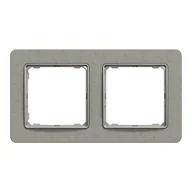 Wyłączniki światła i elektryczne - Ramka podwójna Beton SEDNA DESIGN SCHNEIDER ELECTRIC - miniaturka - grafika 1