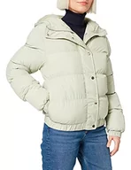 Kurtki damskie - Urban Classics Damska kurtka puchowa z kapturem, softsalvia, 4XL - miniaturka - grafika 1