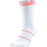 Skarpetki damskie - Nike Court Essentials Crew skarpety męskie, białe (White/Lava Glow), S - miniaturka - grafika 1