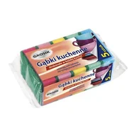 Ściereczki, gąbki, czyściki - Gąbka kuchenna maxi 5 sztuk Grosik - miniaturka - grafika 1
