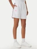 Spodnie sportowe damskie - Kappa Szorty sportowe Banda Ivissa 361R6NW Biały Regular Fit - miniaturka - grafika 1