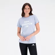 Koszulki i topy damskie - Koszulka damska New Balance WT31507LAY  niebieska - miniaturka - grafika 1