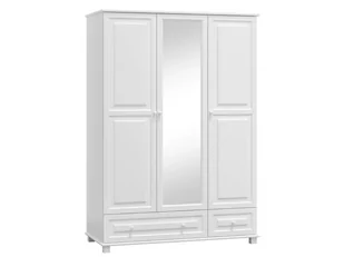 Szafa sosnowa 3D nr5 S120 biała - Szafy - miniaturka - grafika 1