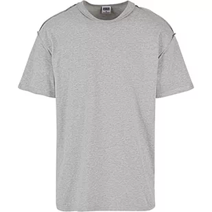 Urban Classics Koszulka męska Oversized Inside Out Tee, szary, M - Koszulki męskie - miniaturka - grafika 1