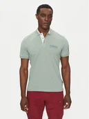Koszulki męskie - Napapijri Polo E-Amundsen NP0A4IN9 Zielony Regular Fit - miniaturka - grafika 1