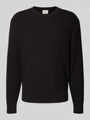 Swetry męskie - Sweter o kroju relaxed fit z efektem dzianiny model ‘Texture’ - miniaturka - grafika 1