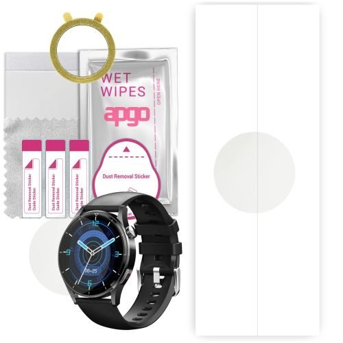 1x folia hydrożelowa MATOWA do Tracer SM7 GP+ Plus - apgo Smartwatch Hydrogel MATTE Protection Ochrona na ekran smartwatcha