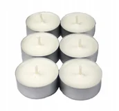 Świece - Podgrzewacze sojowe ręcznie robione tealight naturalne bezzapachowe 6 szt - miniaturka - grafika 1