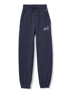 Tommy Jeans Damskie spodnie dresowe Tjw Tommy Signature, Ciemna granatowa, XXS - Spodnie damskie - miniaturka - grafika 1
