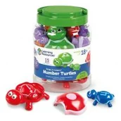 Zabawki kreatywne - Learning Resources Snap-N-Learn liczb-żółwi - miniaturka - grafika 1