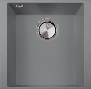 Zlew PLADOS ONE 4110-U TITANIUM METAL (szary metalik 42) (ON4110ST42) - Zlewozmywaki - miniaturka - grafika 1
