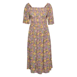 Damska Sukienka ROXY TROPICAL SUNSHINE ERJWD03774-CQR7 – Wielokolorowy - Sukienki - miniaturka - grafika 1