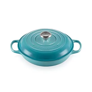 Le Creuset rondel z żeliwa, 30 cm, niebieski, 30 cm 21180301702430 - Brytfanny - miniaturka - grafika 1