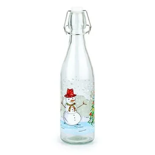 Toro Butelka z korkiem Clip Bałwan, 260 ml - Pojemniki kuchenne - miniaturka - grafika 1