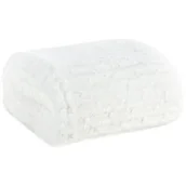 Koce - Koc EUROFIRANY D91 Lisa 170 x 210 cm Biały - miniaturka - grafika 1