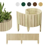 Ogrodzenia - PŁOTEK OGRODOWY, palisada, obrzeże trawnikowe Rollborder 100 x 40 cm Nieimpregnowany - miniaturka - grafika 1