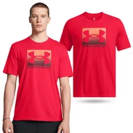Koszulki sportowe męskie - Koszulka fitness męska Under Armour Boxed Sports z krótkim rękawem - miniaturka - grafika 1