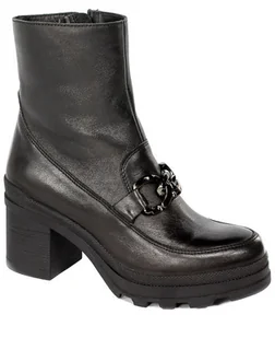 Trzewiki Simen 4365A Czarny_TN - SIMEN - Botki damskie - miniaturka - grafika 1