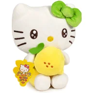 Maskotki i pluszaki - Hello Kitty Oryginalna Maskotka 24 cm Żółta z Cytryną Miękki Pluszowy Kotek na Licencji - miniaturka - grafika 1