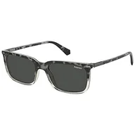 Okulary przeciwsłoneczne - Polaroid Okulary Męskie, Ab8/M9 Havana Grey, L - miniaturka - grafika 1
